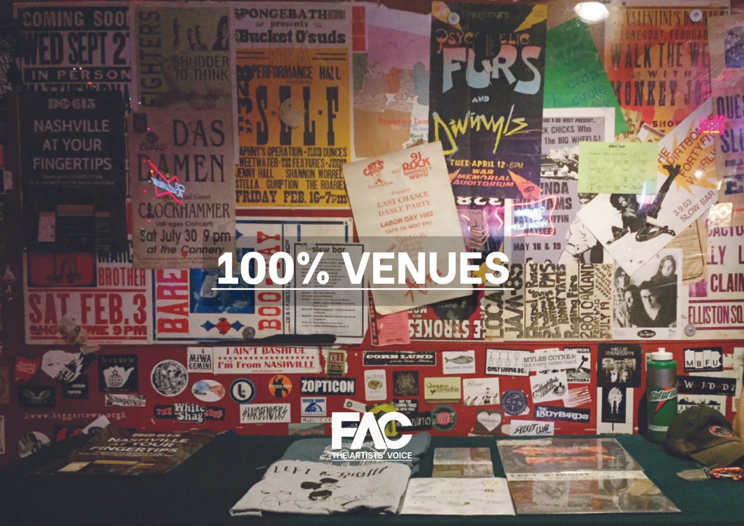 Featured Artists Coalition launch 100% Venues directory